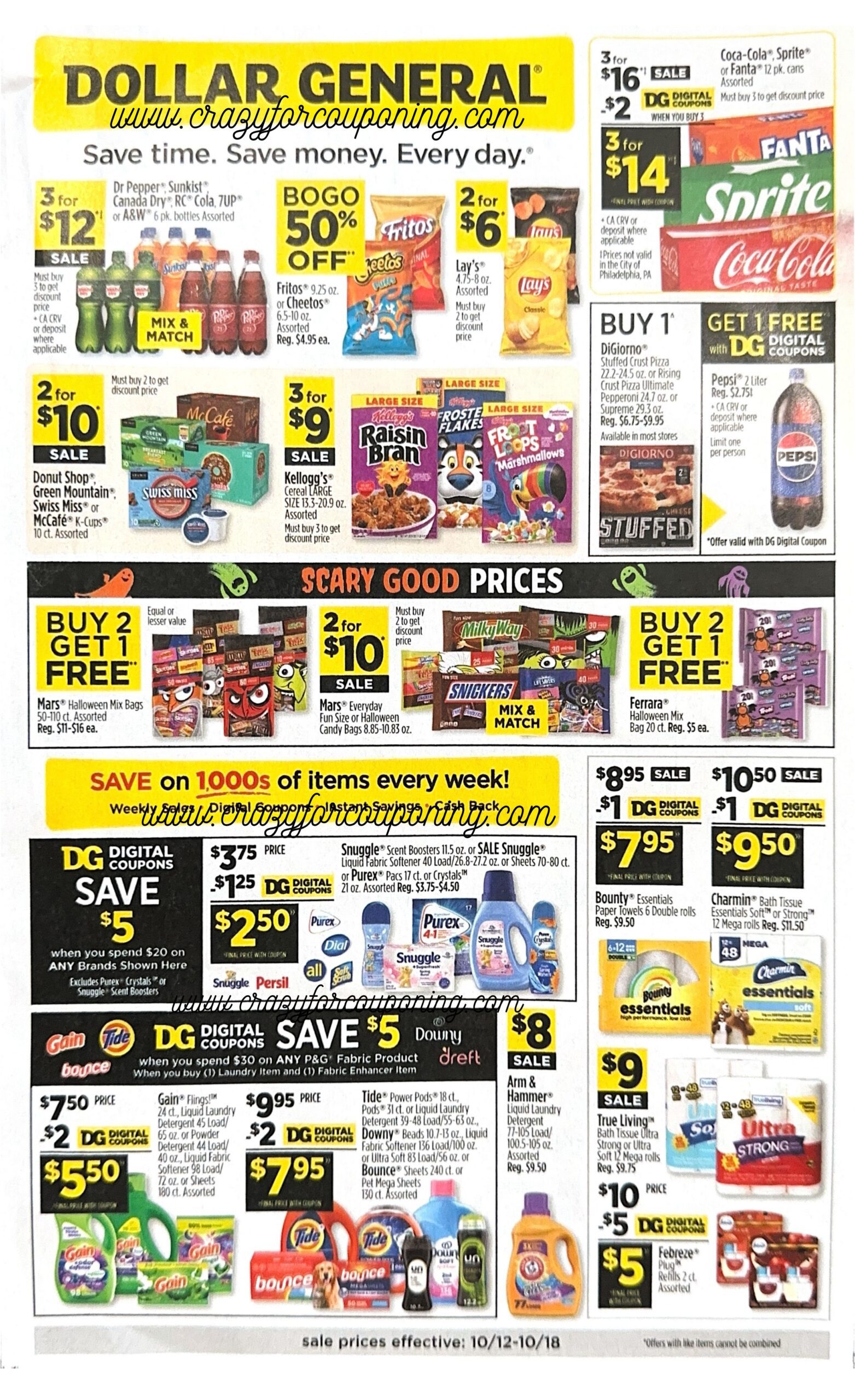 Dollar General Ad Scan & Deals 10/19–10/25