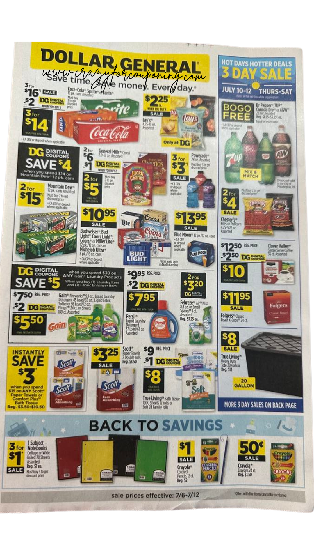 Dollar General Ad Scan July 06-July 12, 2025 (06/06-06/12)