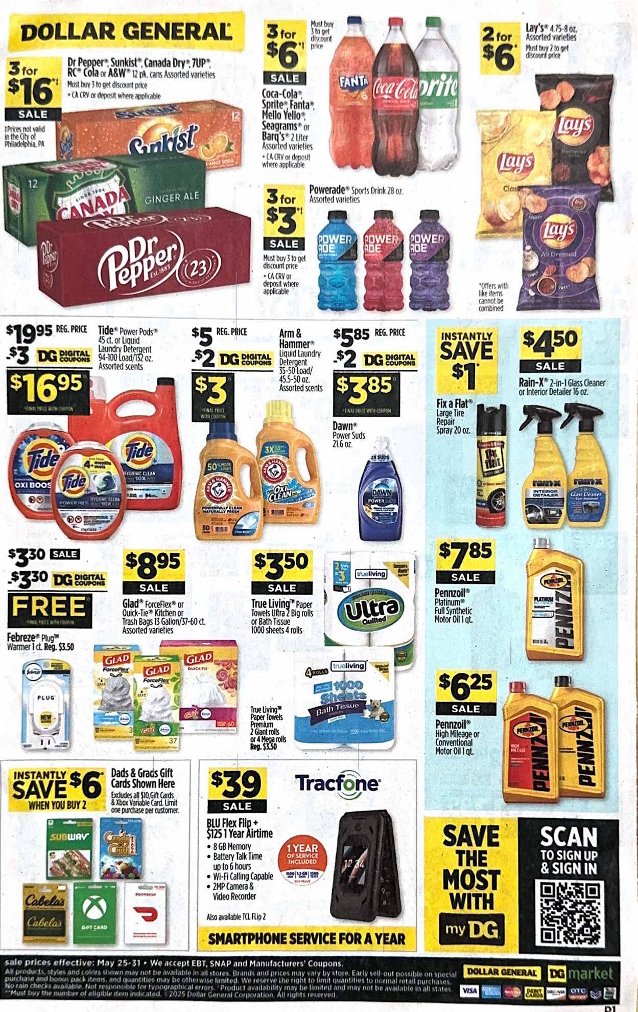 Dollar General Ad Scan May 25–May 31, 2025 (05/25–05/31)
