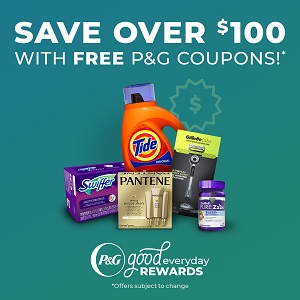 Get Tide, Gain, Dawn Coupons