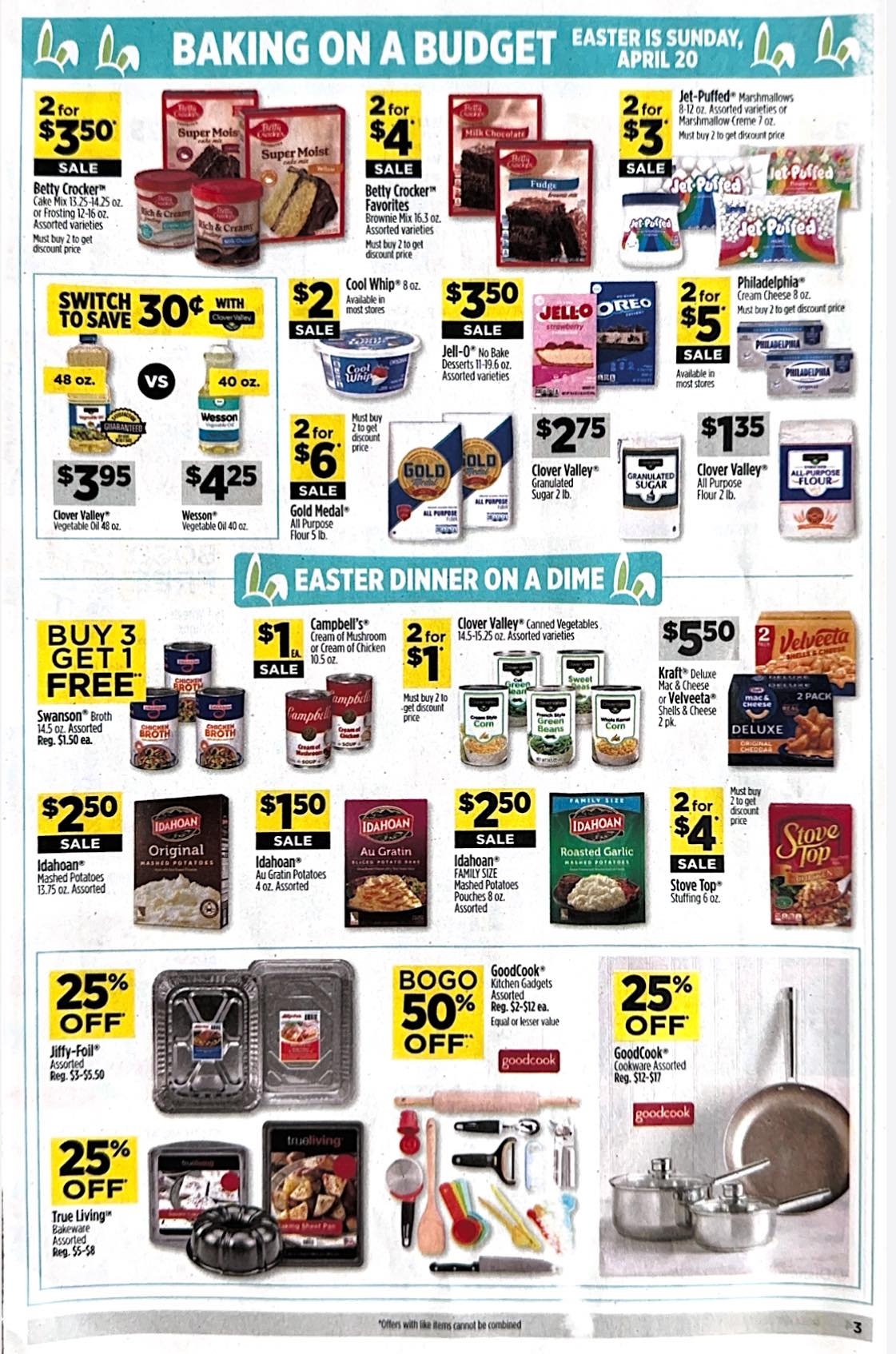 Dollar General Ad Scan for April 13–April 19, 2025.