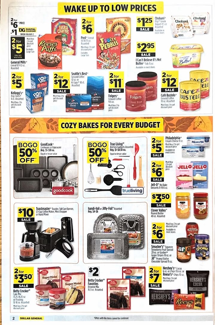 Dollar General Weekly Ad 10/19–10/25