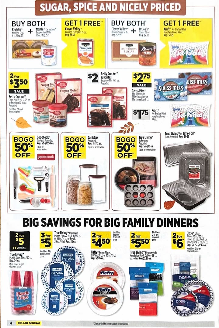 Dollar General Weekly Ad 10/26 – 11/1