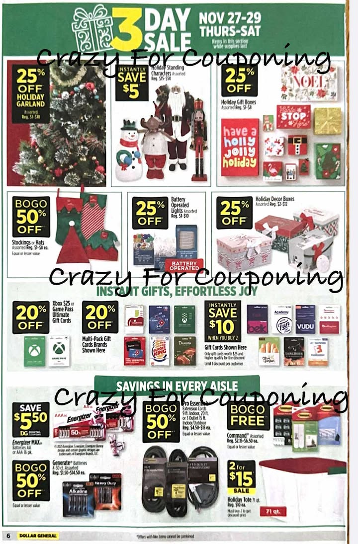 DOLLAR GENERAL AD SCAN | 11/23–11/29