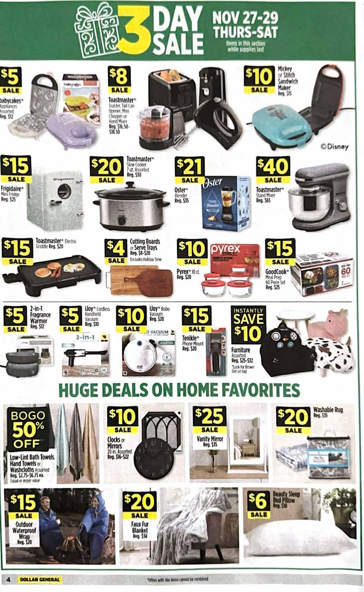 DOLLAR GENERAL Black Friday Ad