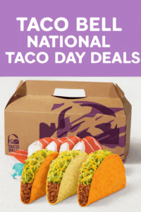 Taco Bell National Taco Day Deals