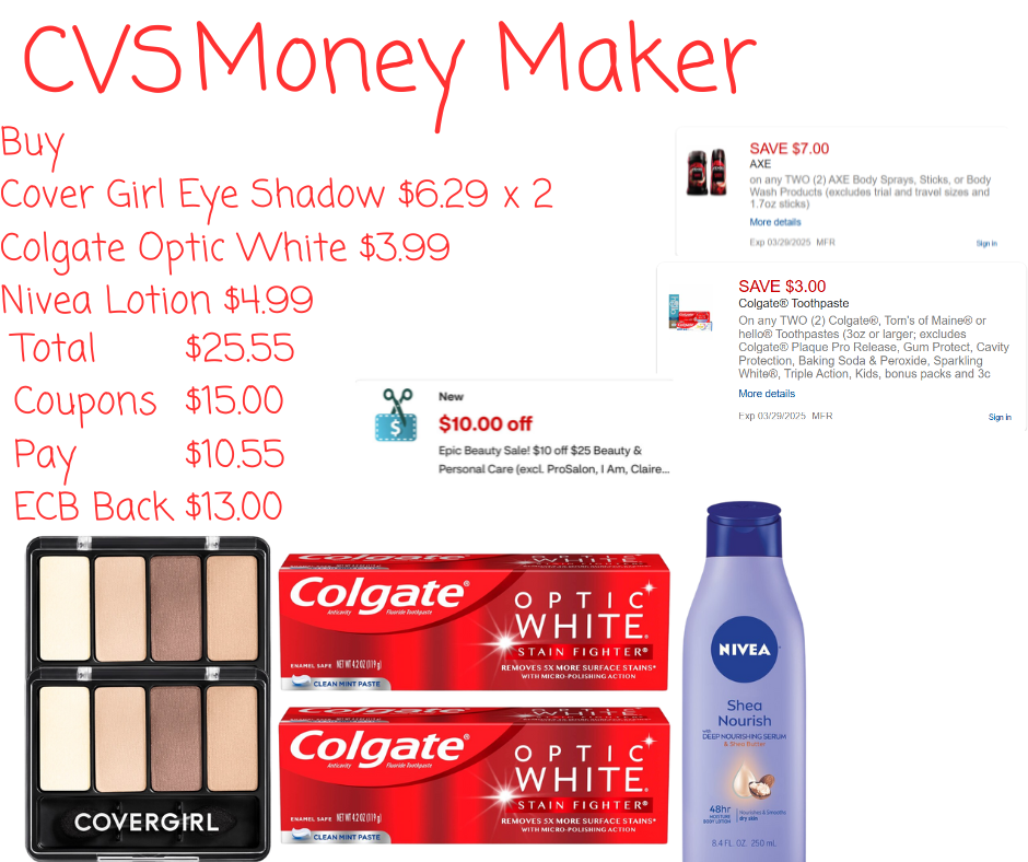 CVS DEALS FOR THE EPIC BEAUTY EVENT