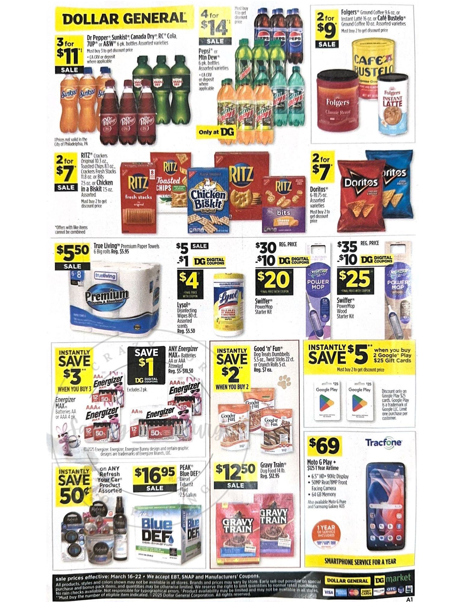Dollar General Ad Scan March 16, 2025 - March 22, 2025