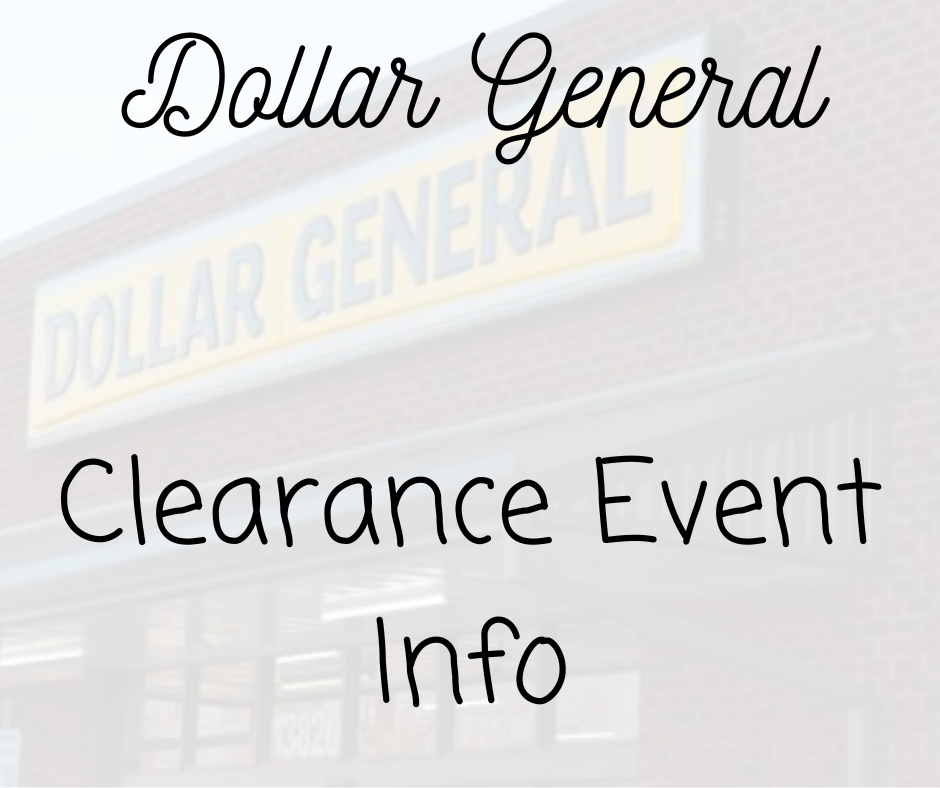Dollar General Clearance Event
