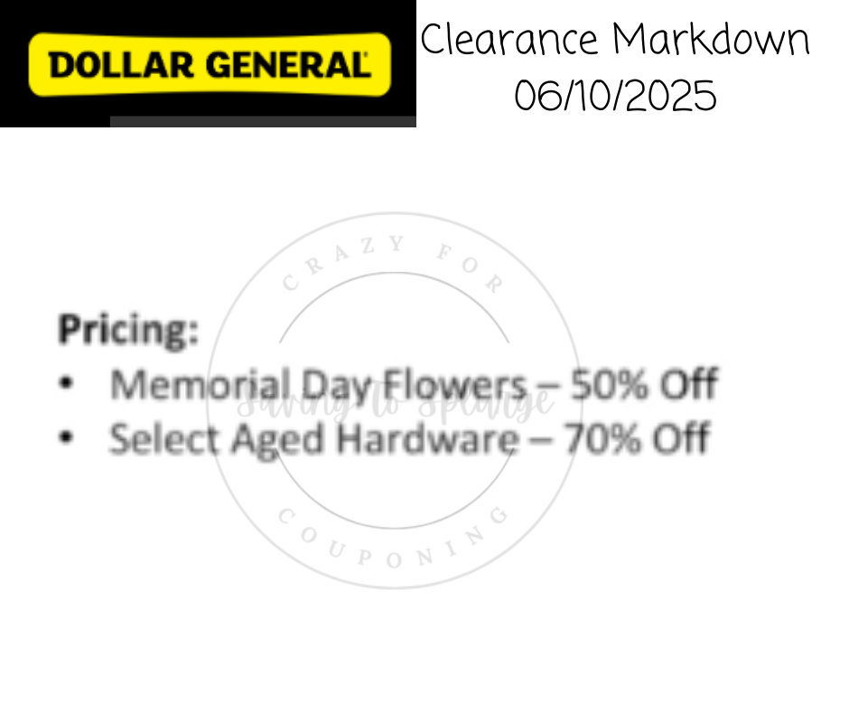 Dollar General Penny List 06/10