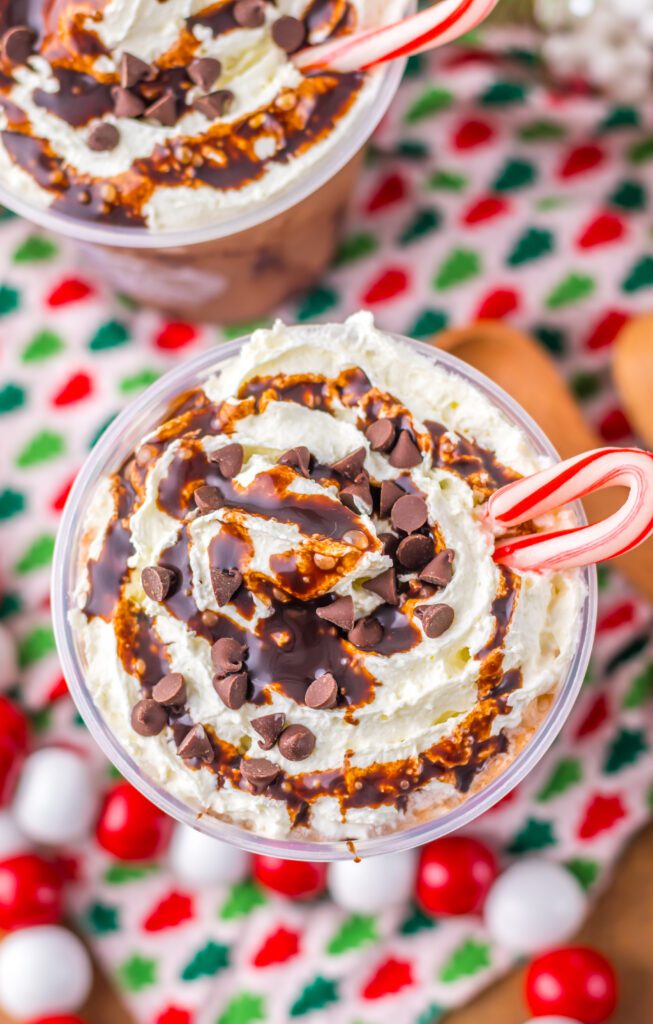 Starbucks Peppermint Mocha Frappuccino!