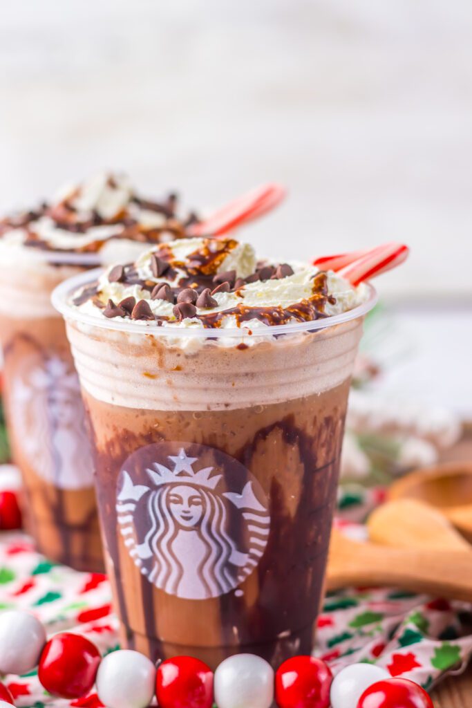 Starbucks Peppermint Mocha Frappuccino!