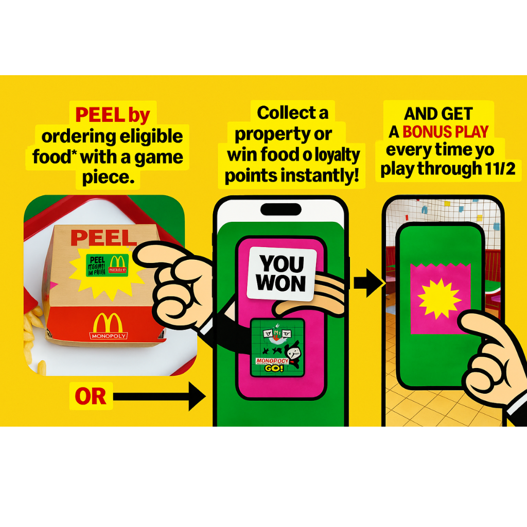 McDonalds Monopoly How to get free plays