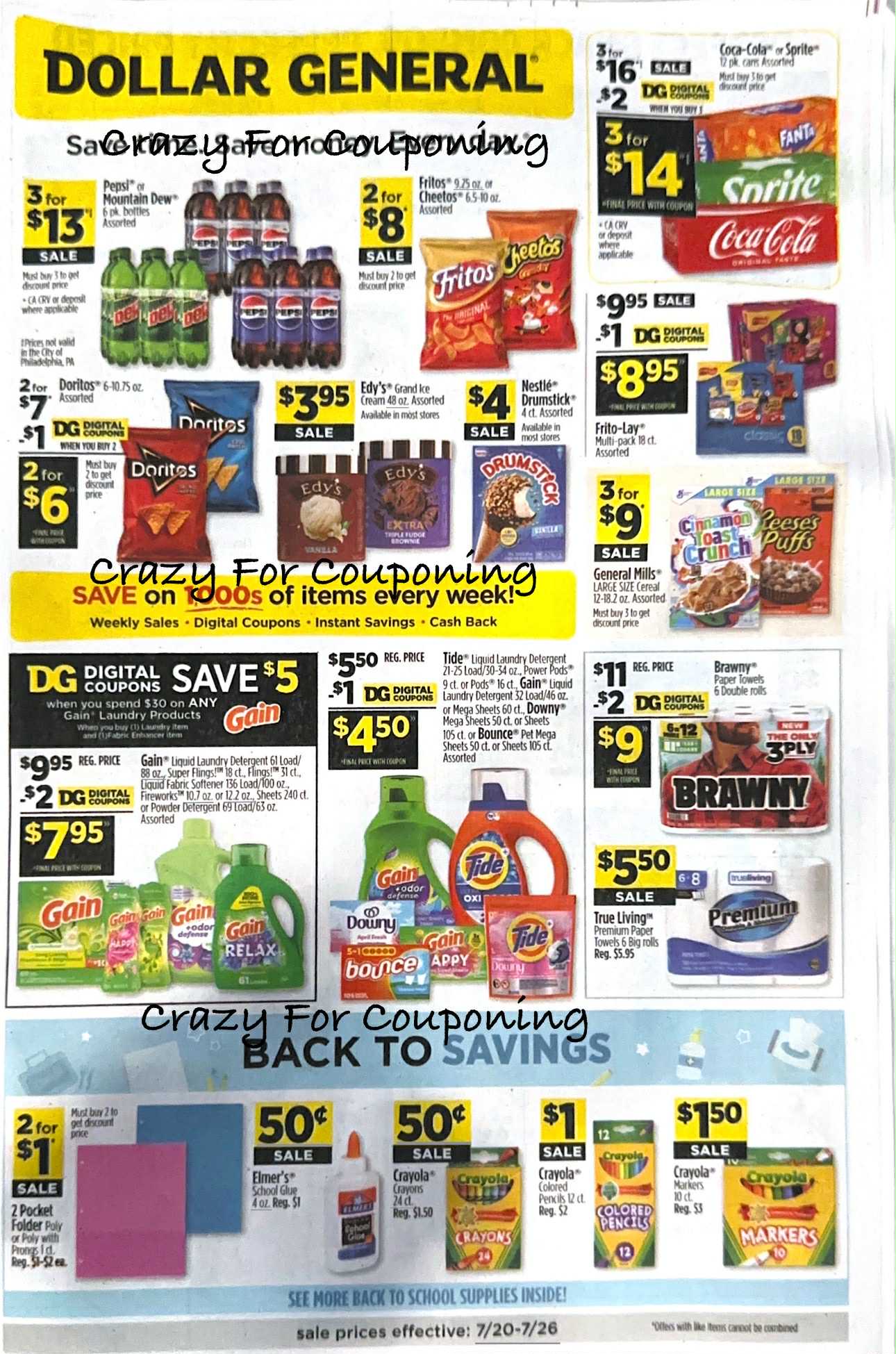 Dollar General AD 07/20-07/26