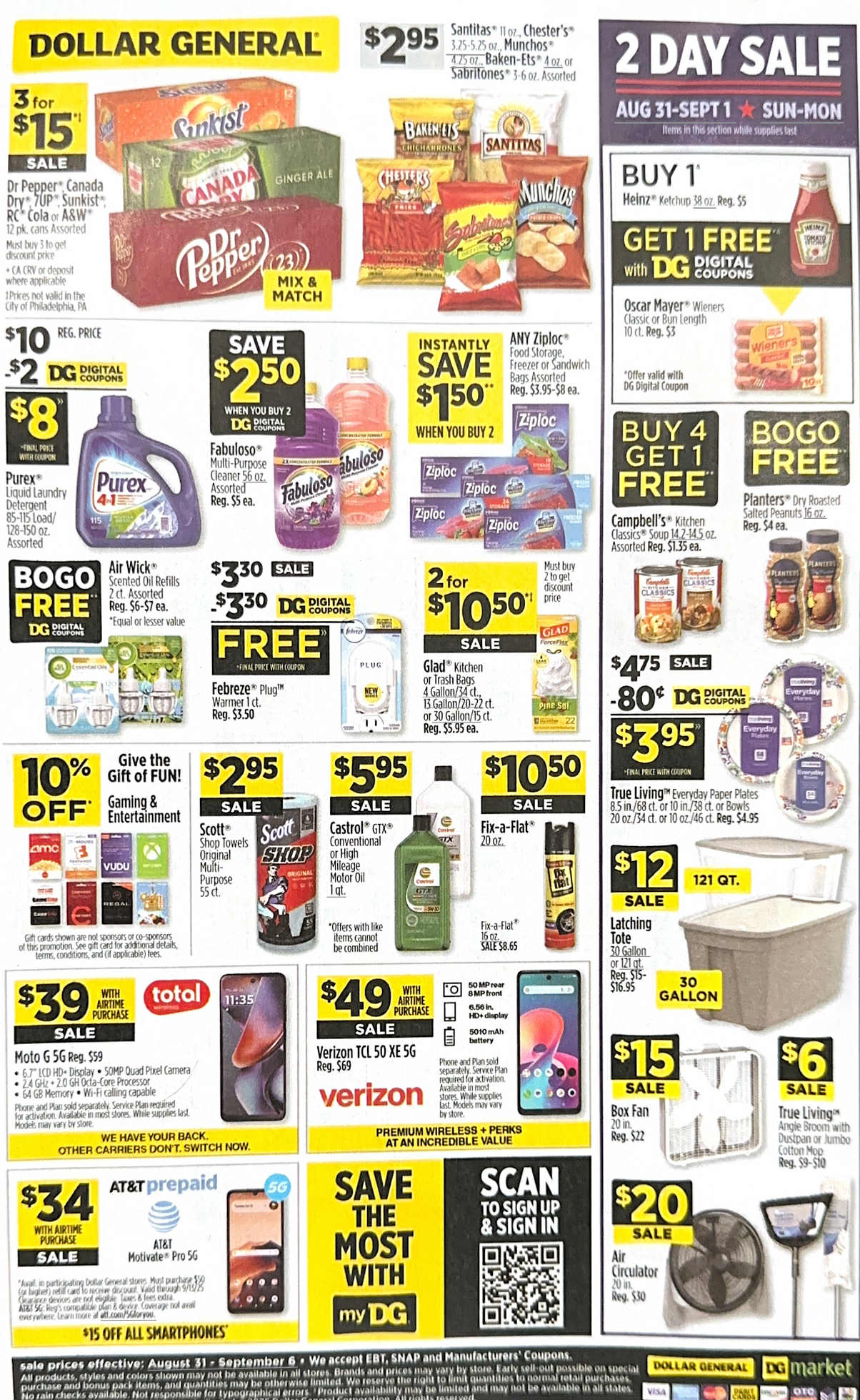 Dollar General Weekly Ad August 31 – September 6, 2025 (08/31-09/06/2025)