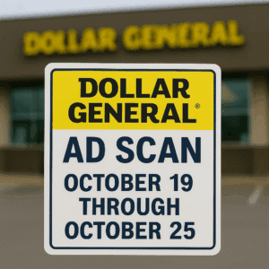 Dollar General Ad 10/19-10/25