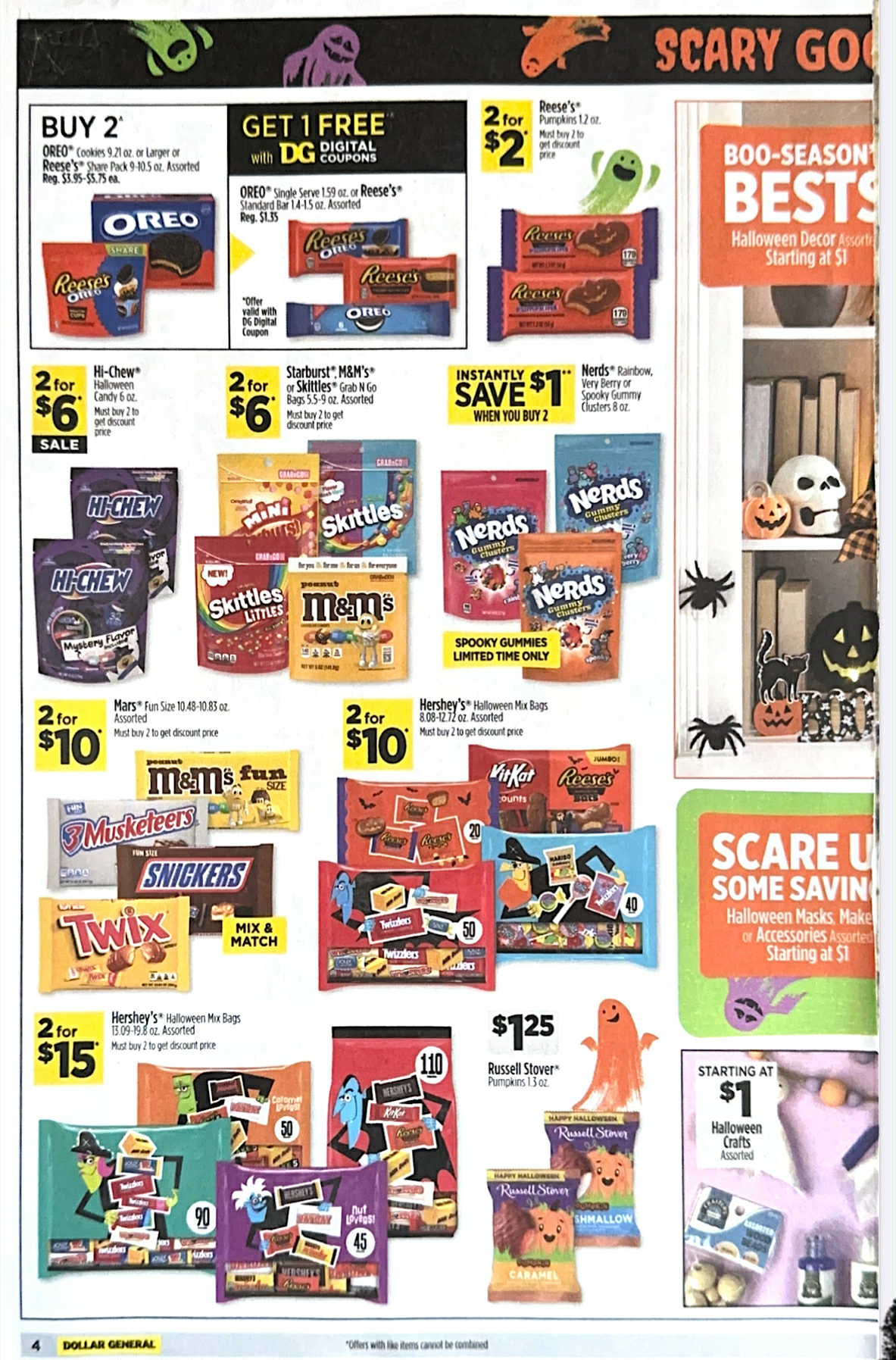 Dollar General Ad Scan 09/28 – 10/04