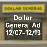 Dollar General Ad December 07-December 13, 2025