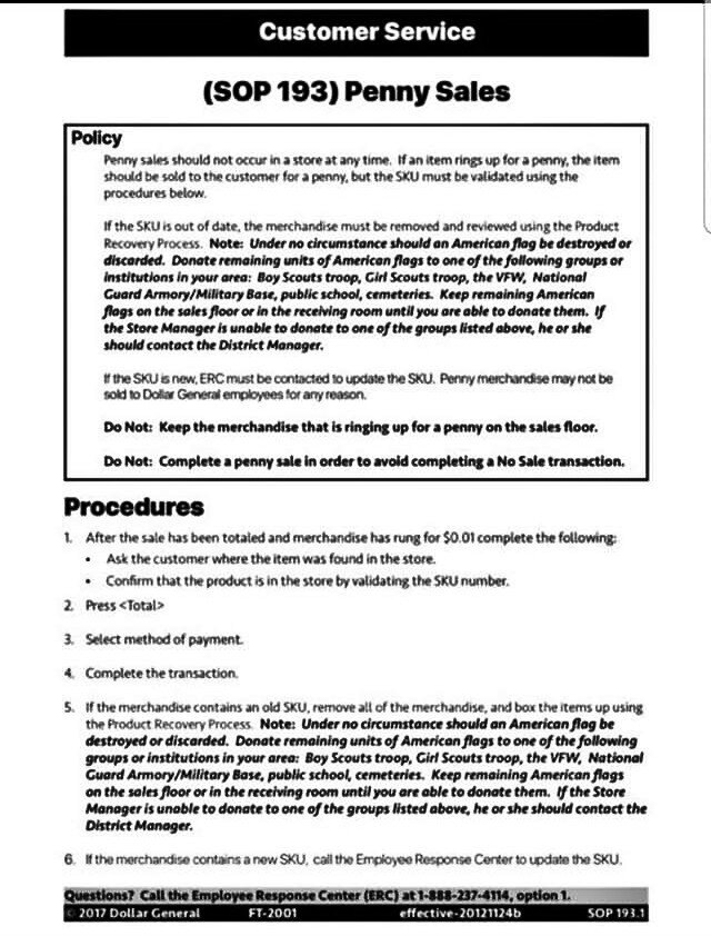 Dollar General Penny Policy Penny Policy For Dollar General