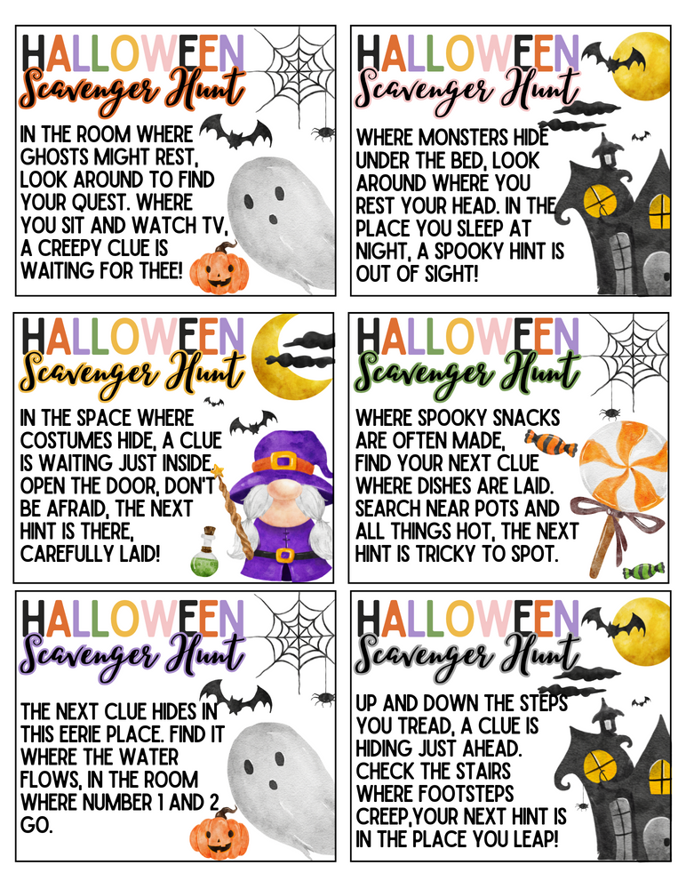 Halloween Scavenger Hunter