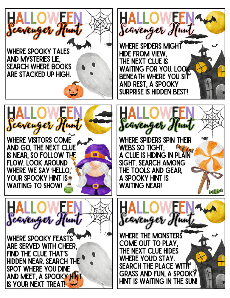 FREE HALLOWEEN PRINTABLES
